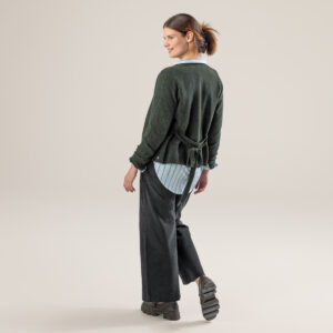 Ženska jopa Pacita 100% volna ZELENA XS