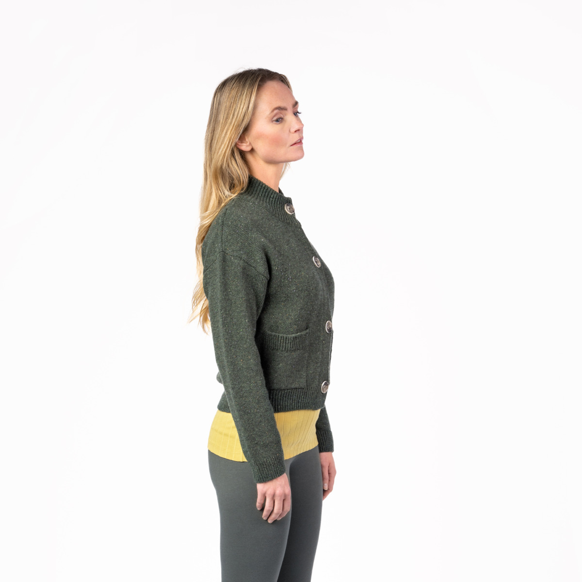 Ženska jopa Siglia 100% volna - T.ZELENA