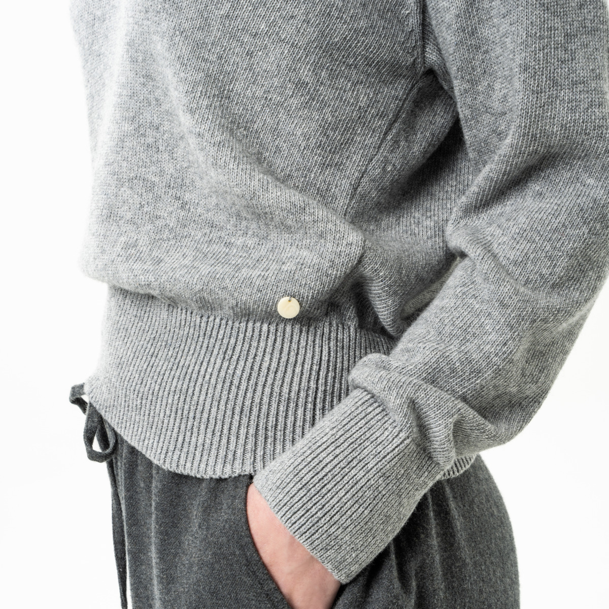 Ženski pulover Ulana 65% eko bombaž, 35% volna - SIV