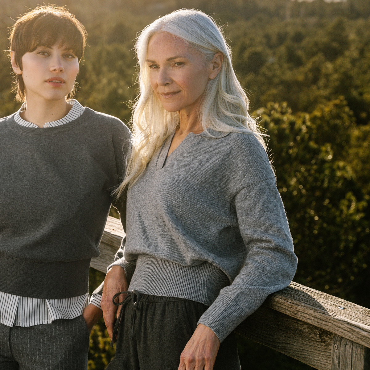 Ženski pulover Ulana 65% eko bombaž, 35% volna - SIV