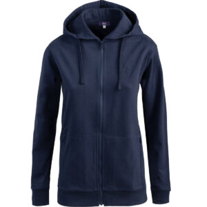 Ženski zgornji del trenirke iz 100% eko bombaža moder