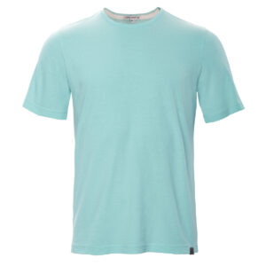 Moška majica KR eko bombaž, lan TURKIZNA S,M,L,XL