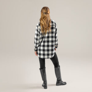 Ženska flanela srajca iz 100% eko bombaža karo