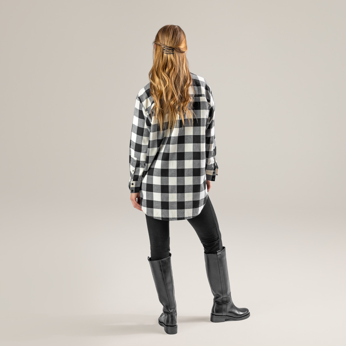 Ženska flanela srajca iz 100% eko bombaža karo
