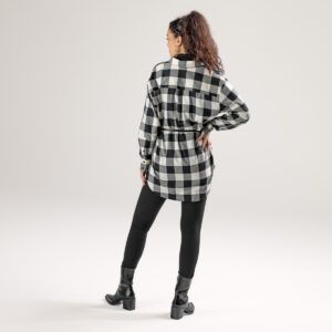 Ženska flanela srajca iz 100% eko bombaža karo