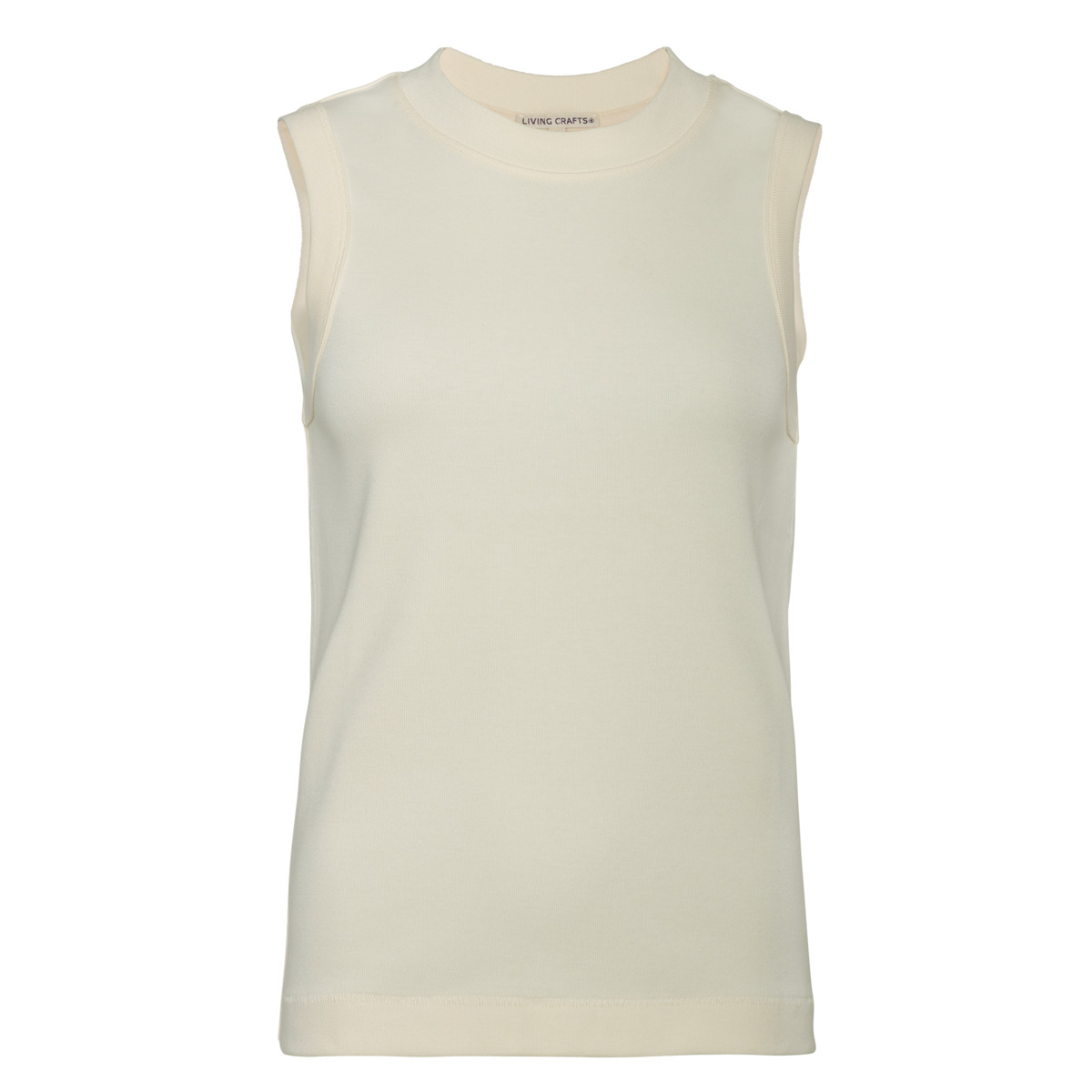 Ženski top iz 100% eko bombaža CREAM