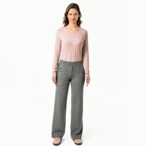 Ženske hlače eko bombaž SIVE S,M