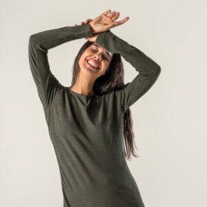 Ženska majica Sinia 100% eko bombaž ZELENA