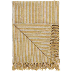 Deka 100% bombaž cream/yellow stripe Deka 100% bombaž cream/yellow stripe