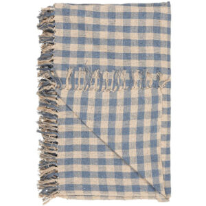 Deka 100% bombaž modra karo