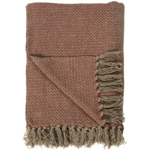 Deka 100% bombaž red brown Deka 100% bombaž red brown