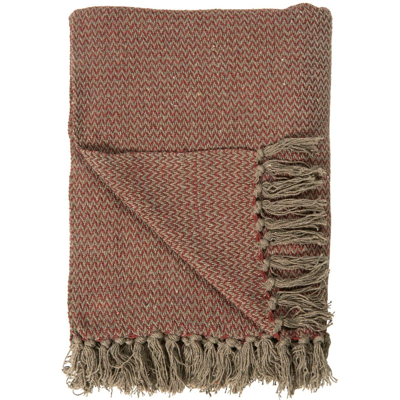 Deka 100% bombaž red brown Deka 100% bombaž red brown