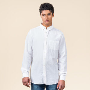 Moška srajca DR iz 55% lana in 45% eko bombaža bela 48,50,52 Moška srajca DR iz 55% lana in 45% eko bombaža bela 48,50,52