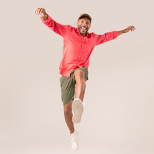 Moška srajca DR iz 55% lana in 45% eko bombaža roza rdeča 46,48,50 Moška srajca DR iz 55% lana in 45% eko bombaža roza rdeča 46,48,50