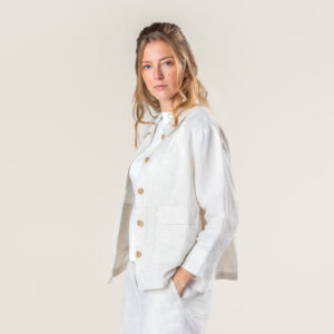 Ženska jakna ONYX 100% lan NATUR