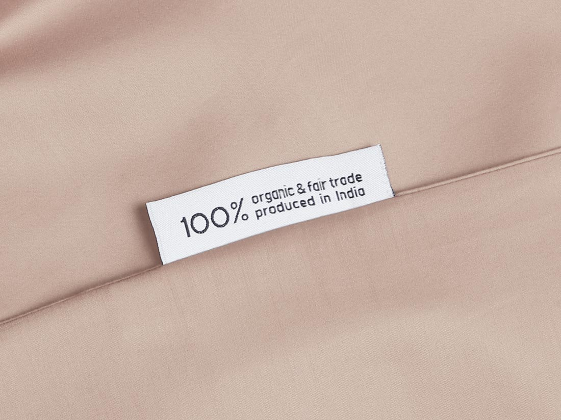 Posteljnina ekološki bombaž saten DUSTY ROSE več dimenzij