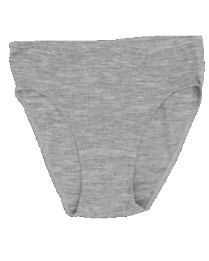 Ženske bikini, sive - volna, svila