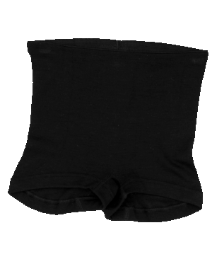 Ženske bokser, črne - volna, svila