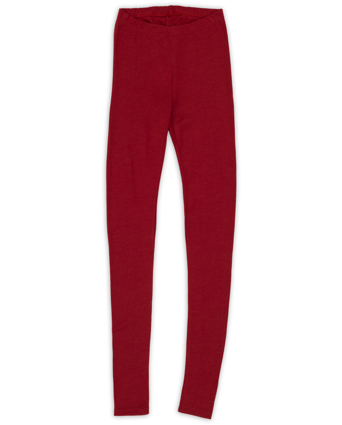 Ženske legice, rdeče - volna, svila