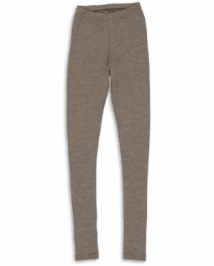 Ženske legice, rjave - volna, svila