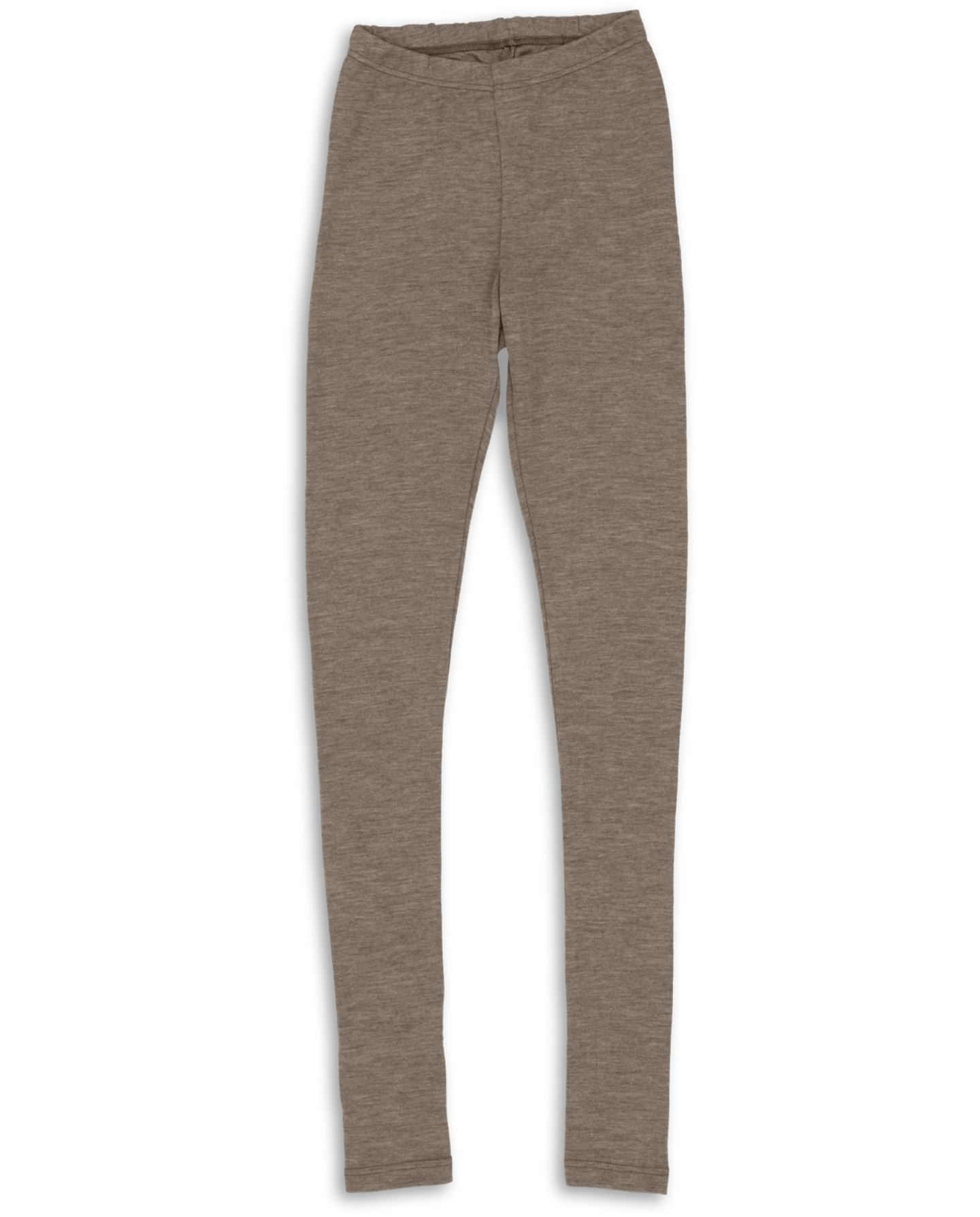 Ženske legice, rjave - volna, svila