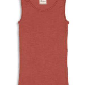 Ženska spodnja majica, oranžna - volna, svila