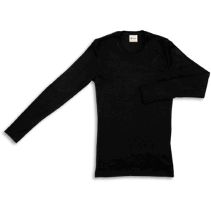 Moška majica DR, črna - volna, svila Moška majica DR, črna - volna, svila