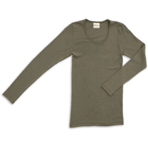 Ženska majica DR, zelena - volna, svila