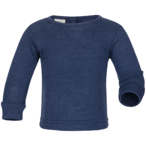 Otroška majica DR marine - volna, svila od 62-116