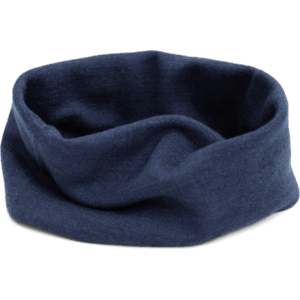 Otroški šal navy - volna, svila unisize