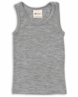 Otroška spodnja majica, grey volna, svila od 92-176