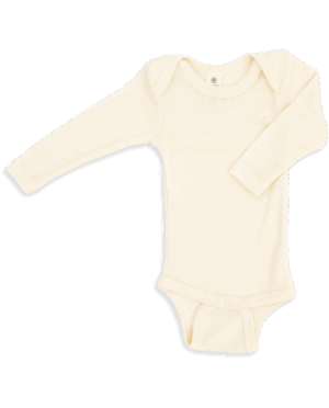 Otroški body DR natur - volna, svila od 50-104