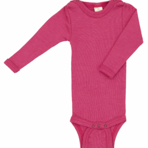 Otroški body DR raspberry - volna, svila od 50-104