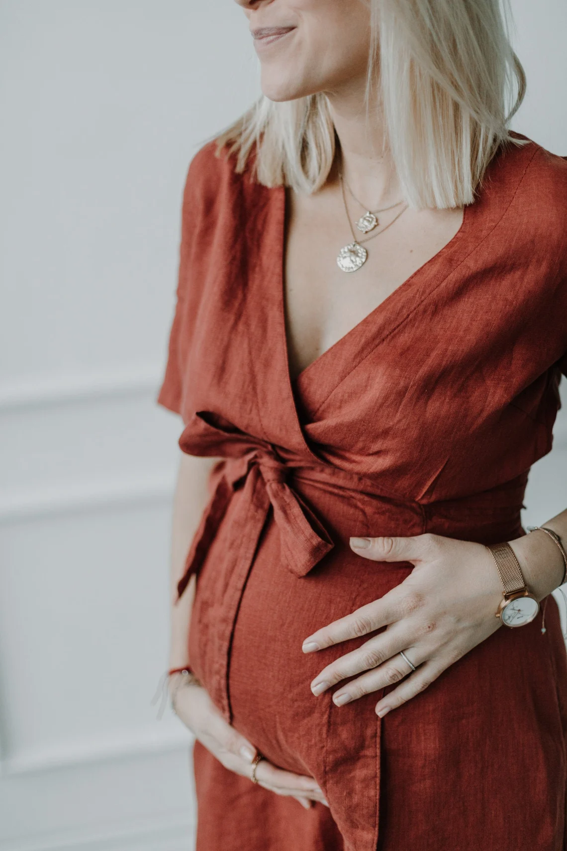 Obleka na preklop KR 1282, 100% lan