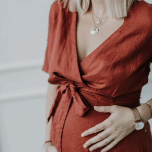 Obleka na preklop KR 1282, 100% lan