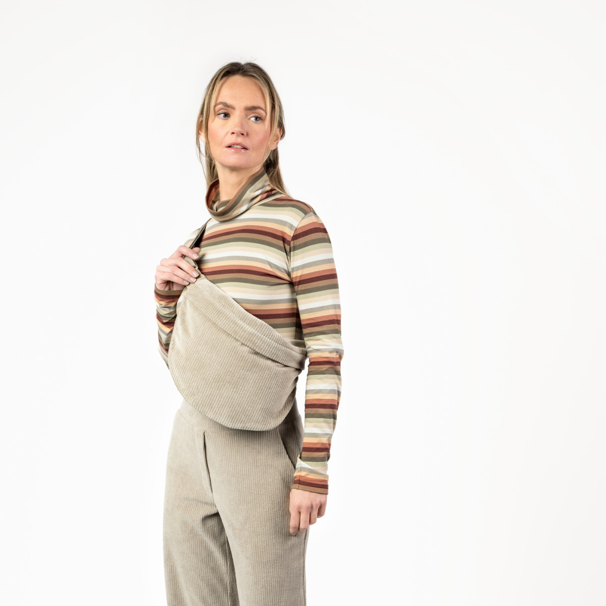 Torbica za okoli pasu, ekološki bombaž, NATUR