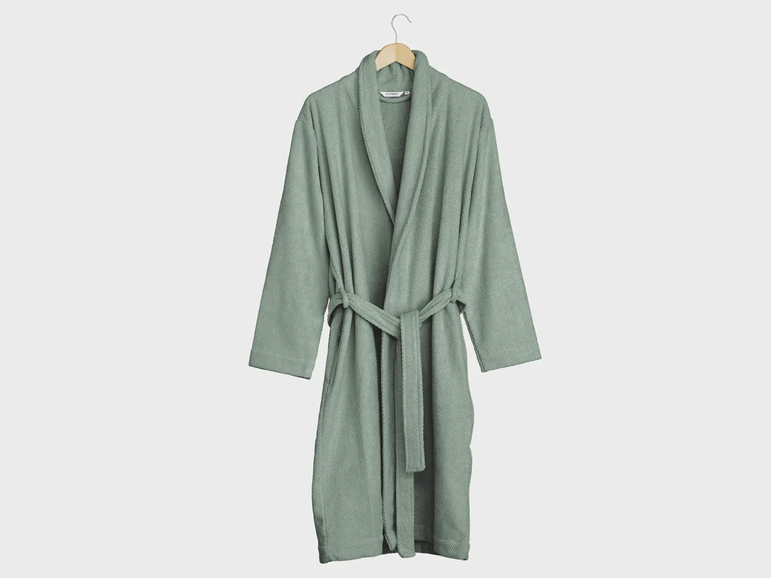 Kopalni plašč ekološki bombaž dots SEA GREEN