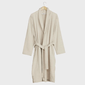 Kopalni plašč ekološki bombaž dots SAND Kopalni plašč ekološki bombaž dots SAND