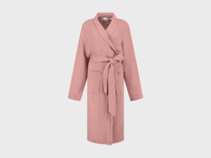 Kopalni plašč lan BLUSH ROSE