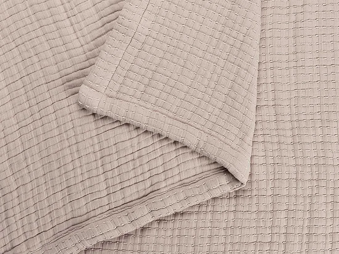 Deka iz 100% eko bombaža, 200x220 ali 240x260, TAUPE