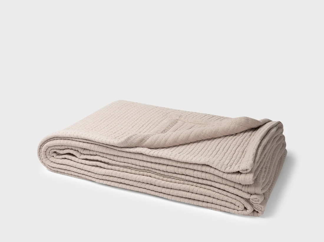 Deka iz 100% eko bombaža, 200x220 ali 240x260, TAUPE