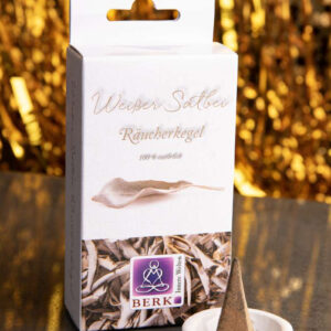 Kadilni stožci Beli žajbelj 20g. Kadilni stožci Beli žajbelj 20g.