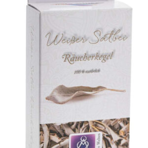 Kadilni stožci Beli žajbelj 20g. Kadilni stožci Beli žajbelj 20g.