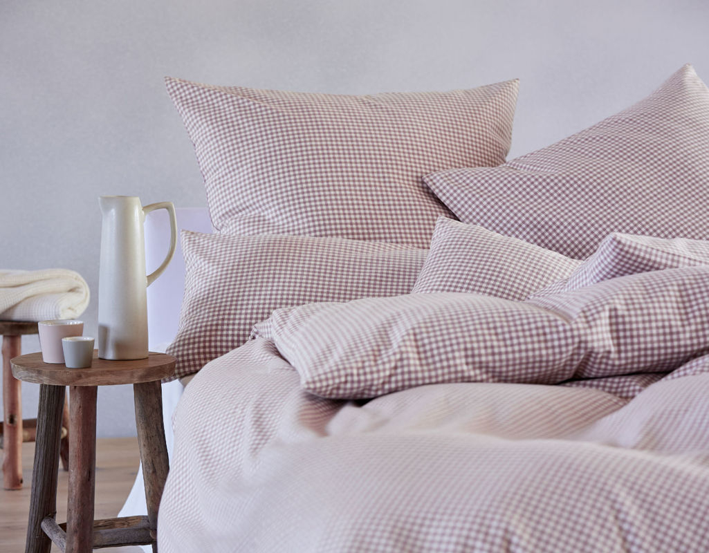 Posteljnina flanela karo sand Chalet razl.dim.