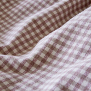 Posteljnina flanela karo sand Chalet 140x200,50x70