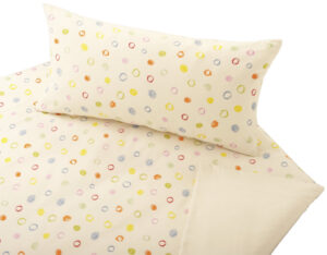 Otroška posteljnina FLANELA kritzelkreise 100x135,40x60