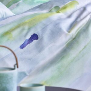 Posteljnina Grunspecht saten, ročno potiskana 140x200, 50x70 Posteljnina Grunspecht saten, ročno potiskana 140x200, 50x70