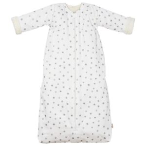 Spalna vreča zvezde kosmaten eko bom z snemljivimi rokavi