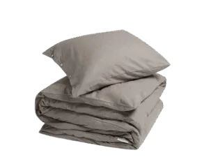 Posteljnina iz ekološkega bombaža flanela STONE BROWN Posteljnina iz ekološkega bombaža flanela STONE BROWN