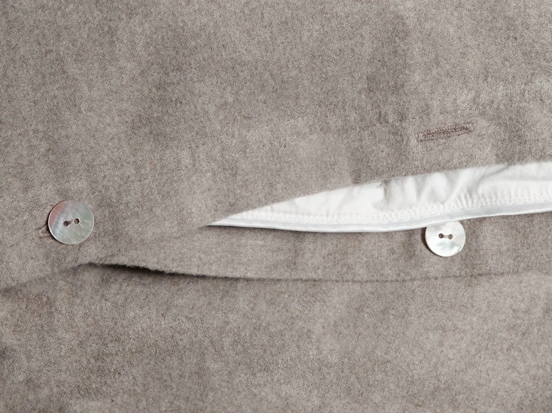 Posteljnina flanela stone brown razl.dim.